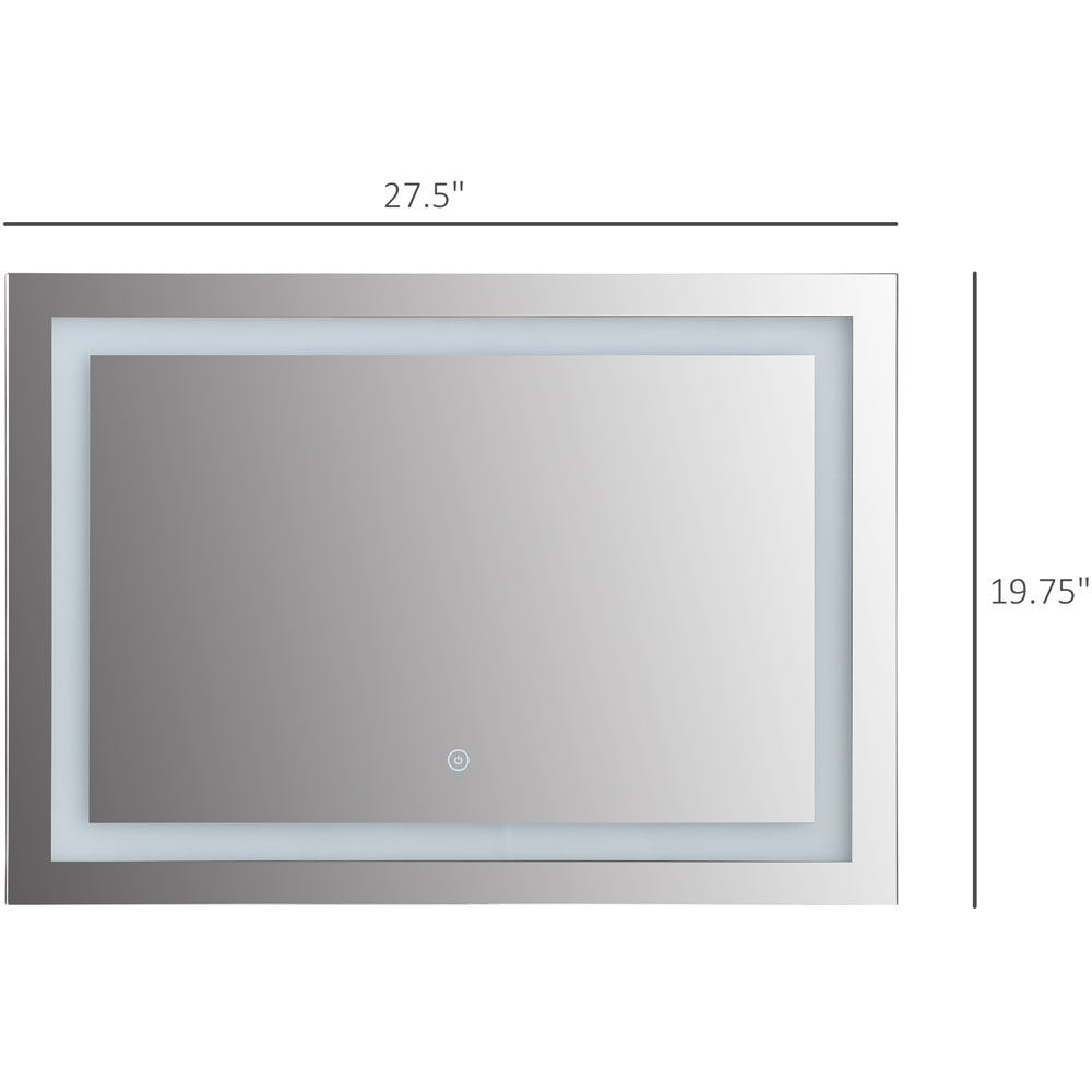 Kleankin LED Bathroom Mirror 70 x 50cm Image 7