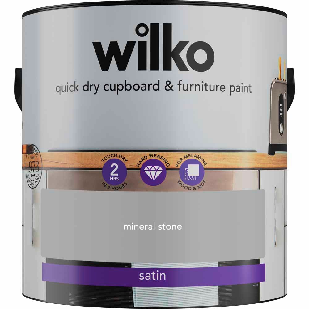 Wilko Quick Dry Mineral Stone Furniture Paint 2.5L Image 2