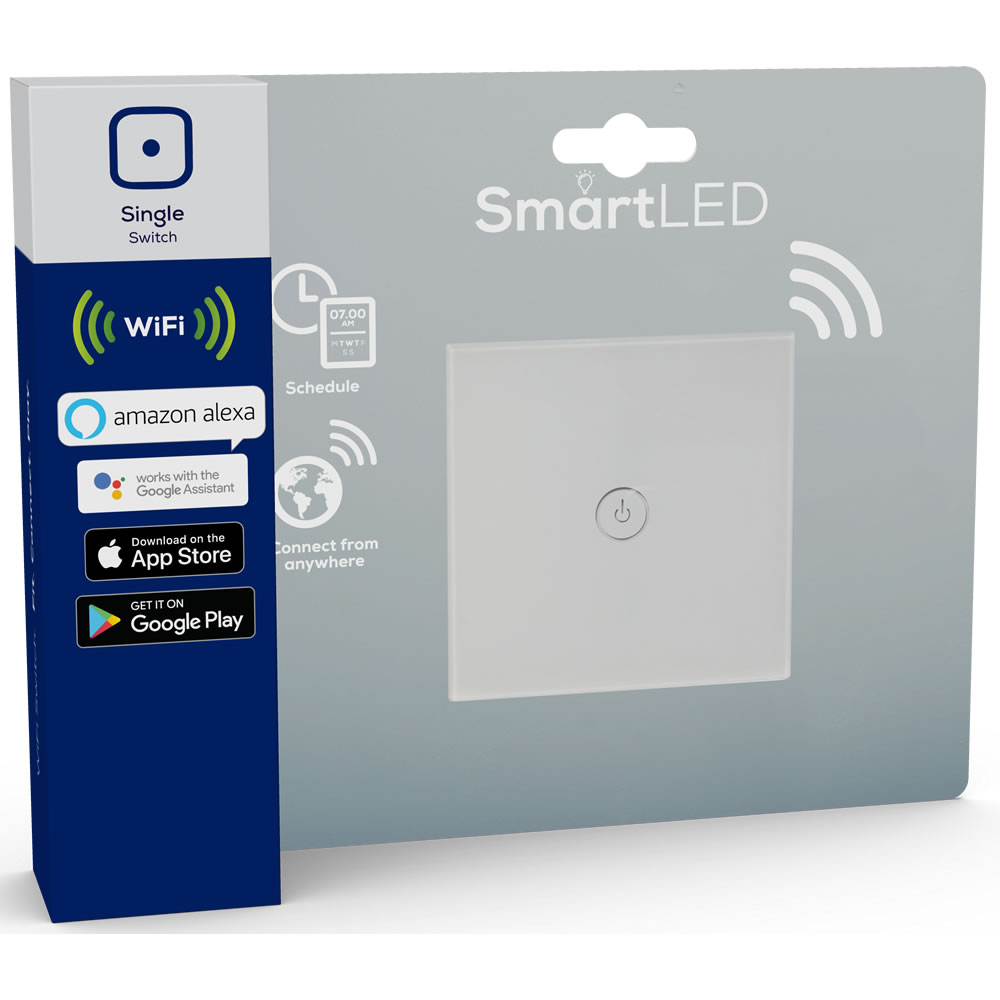 TCP Single Smart LED WiFi Light Switch Image 2