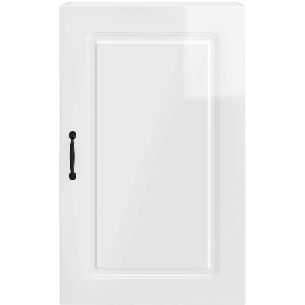 vidaXL Kalmar Single Door High Gloss White Wall Kitchen Cabinet Image 4