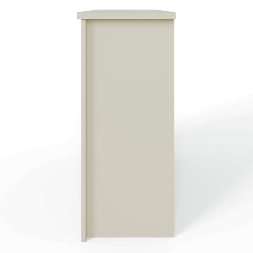 GFW Oakley 3 Door 2 Drawer Stone Sideboard Image 5