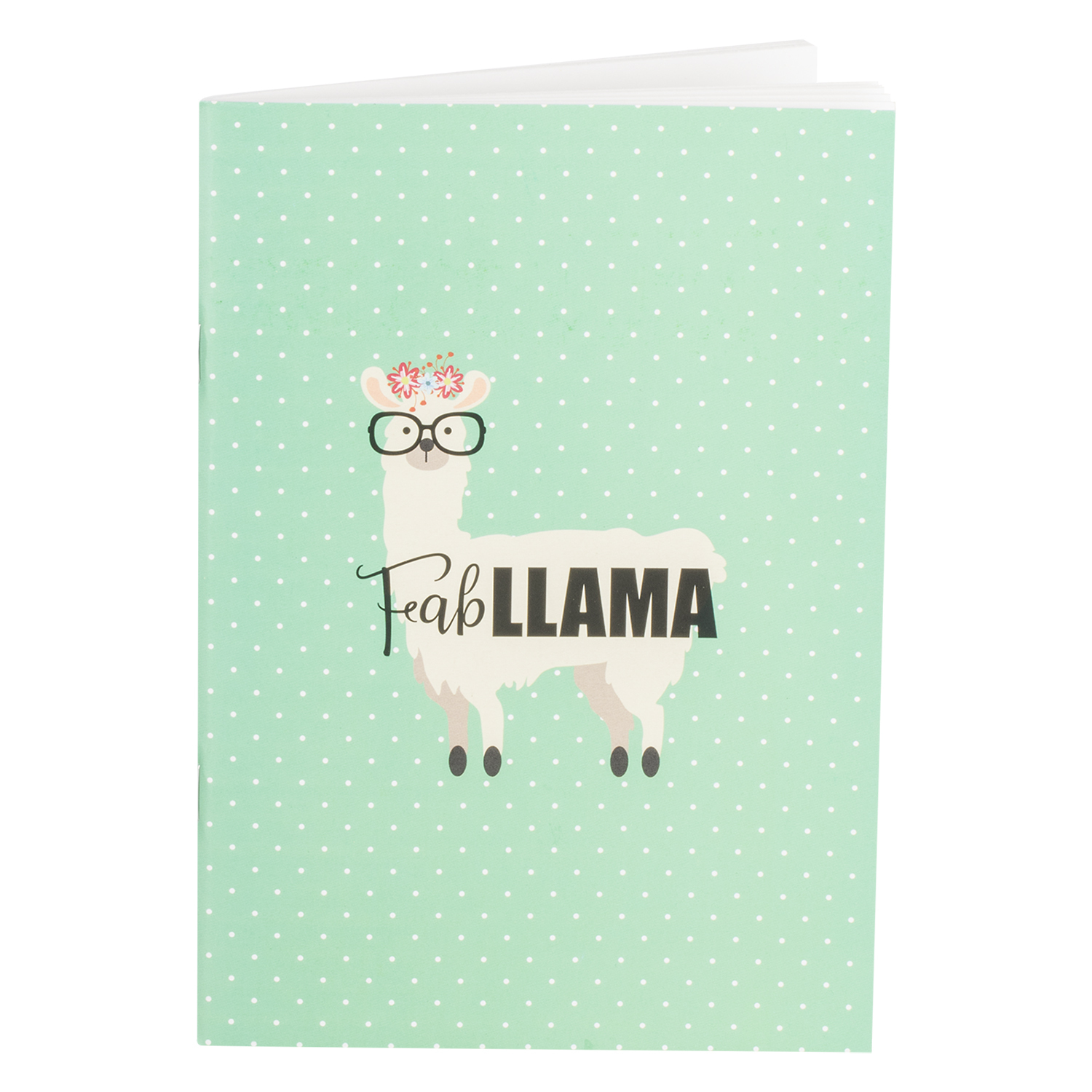 Llama Polka-Dot Notebook - A6 Image 2