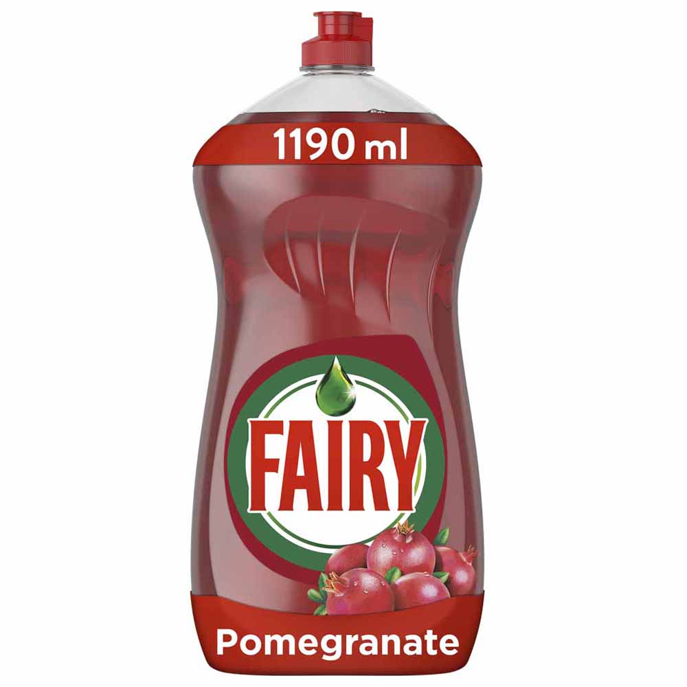 Fairy Clean and Fresh Pomegranate and Honeysuckle Washing Up Liquid 1190ml Image 1