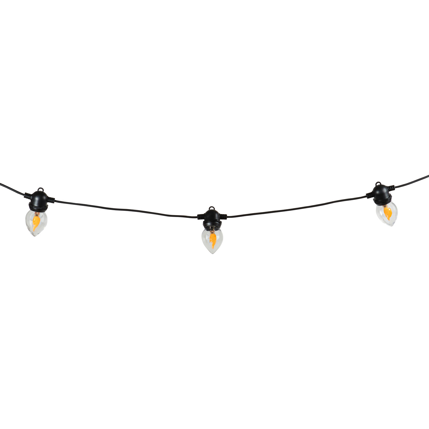 8 LED Flame Bulb String Light Image 1