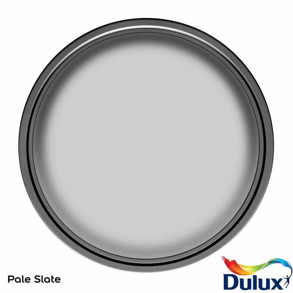 Dulux WeatherShield Pale Slate Smooth Matt Masonry Paint 5L Image 3