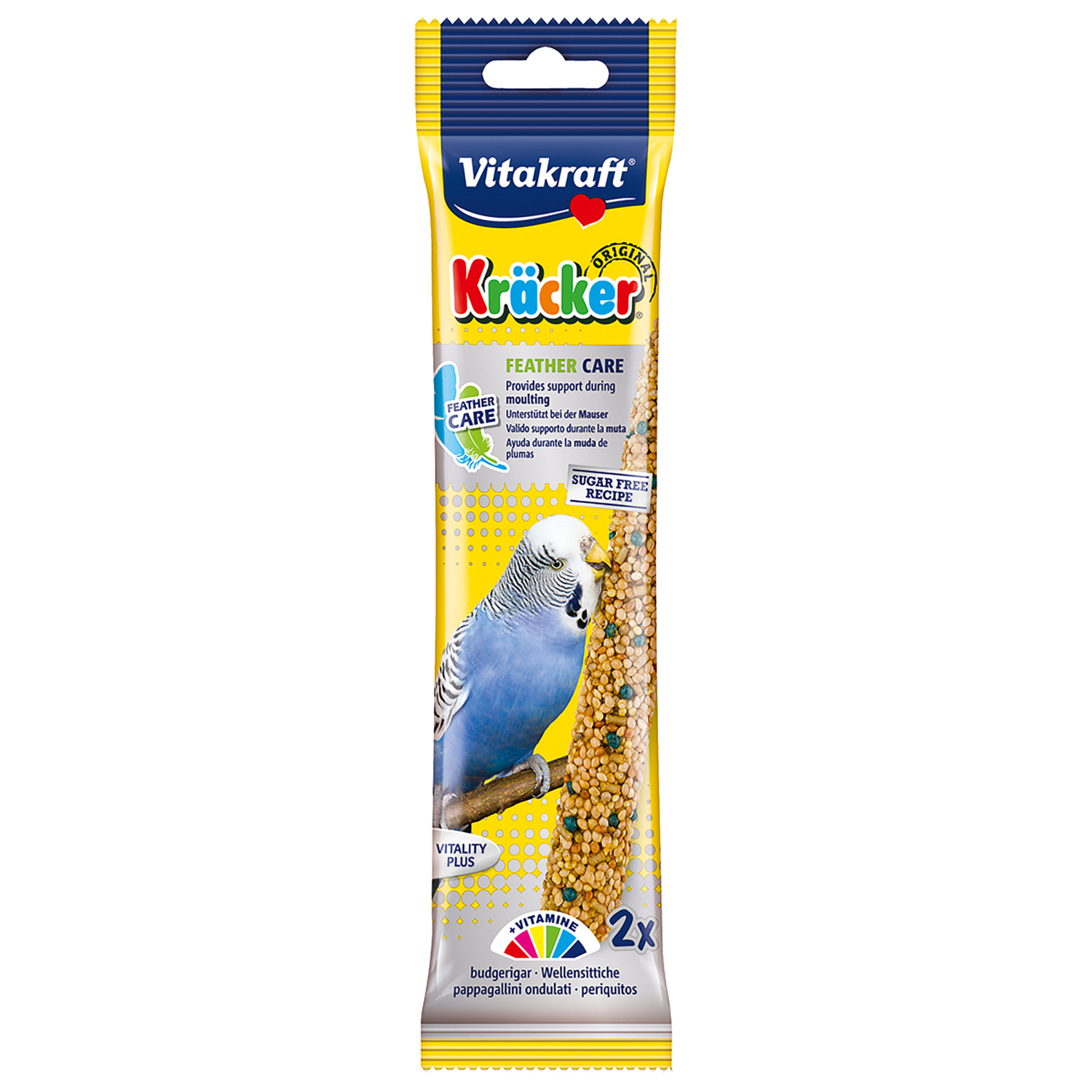 Pack of 2 Budgie Feather Care Kracker Sticks Image