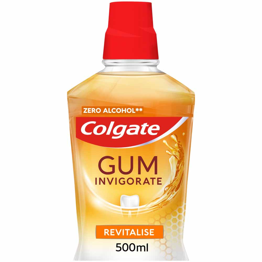 Colgate Gum Invigorate Revitalise Mouthwash 500ml  - wilko