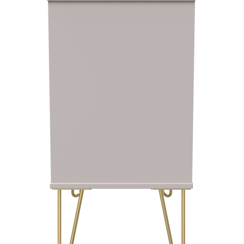 Crowndale Diamond 3 Drawer Matt Kashmir Chest of Drawers Image 4