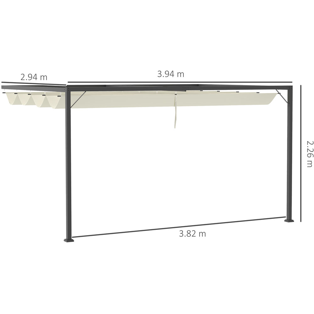 Outsunny 3.6 x 4m Hardtop Gazebo Image 5