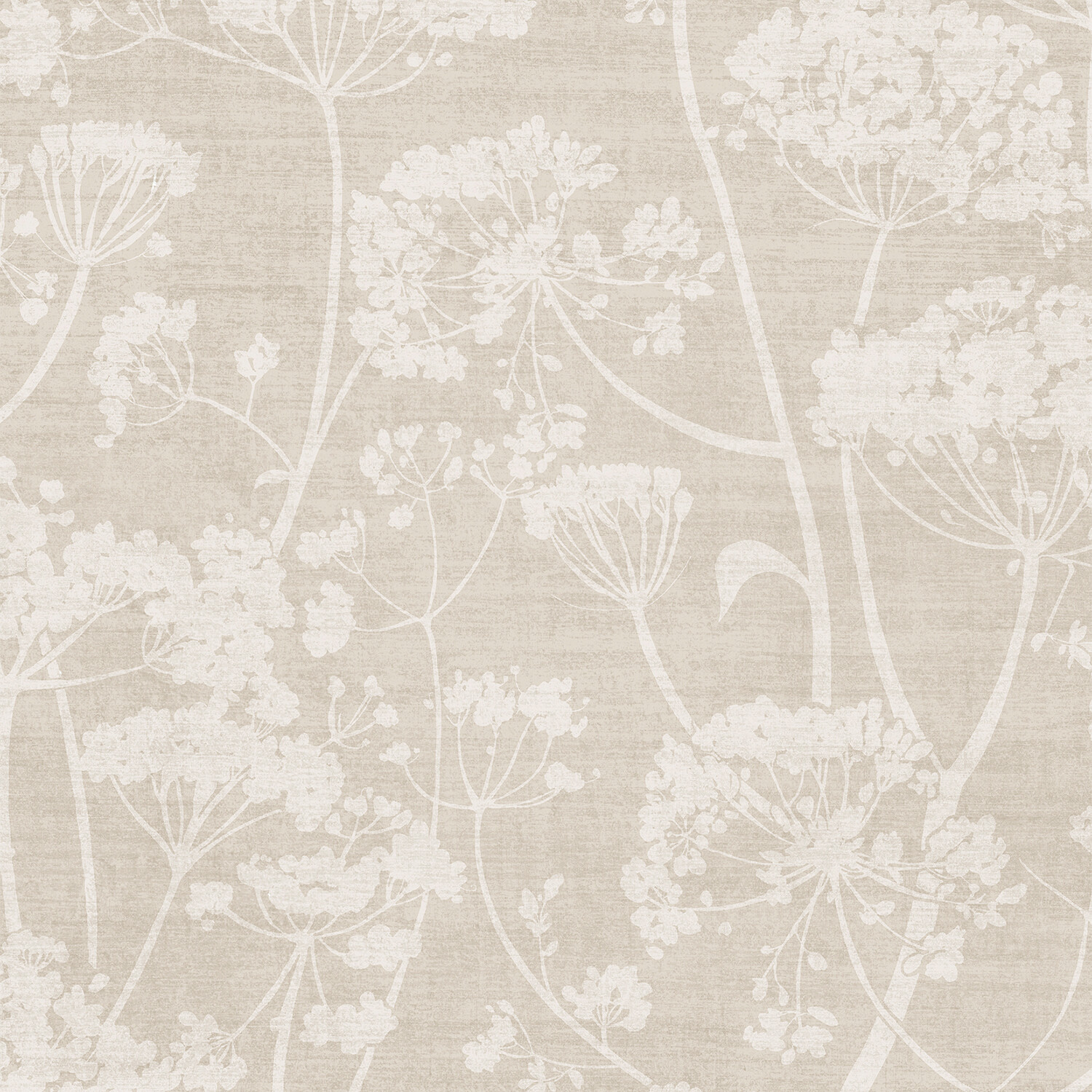 Cow Parsley Wallpaper - Neutral Image 1