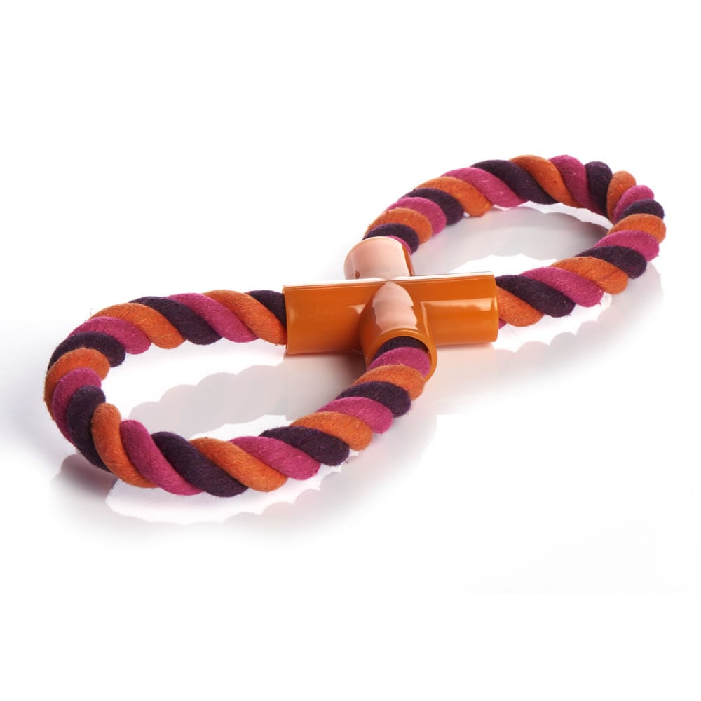 Wilko Figure 8 Rope Tugger Dog Toy Image