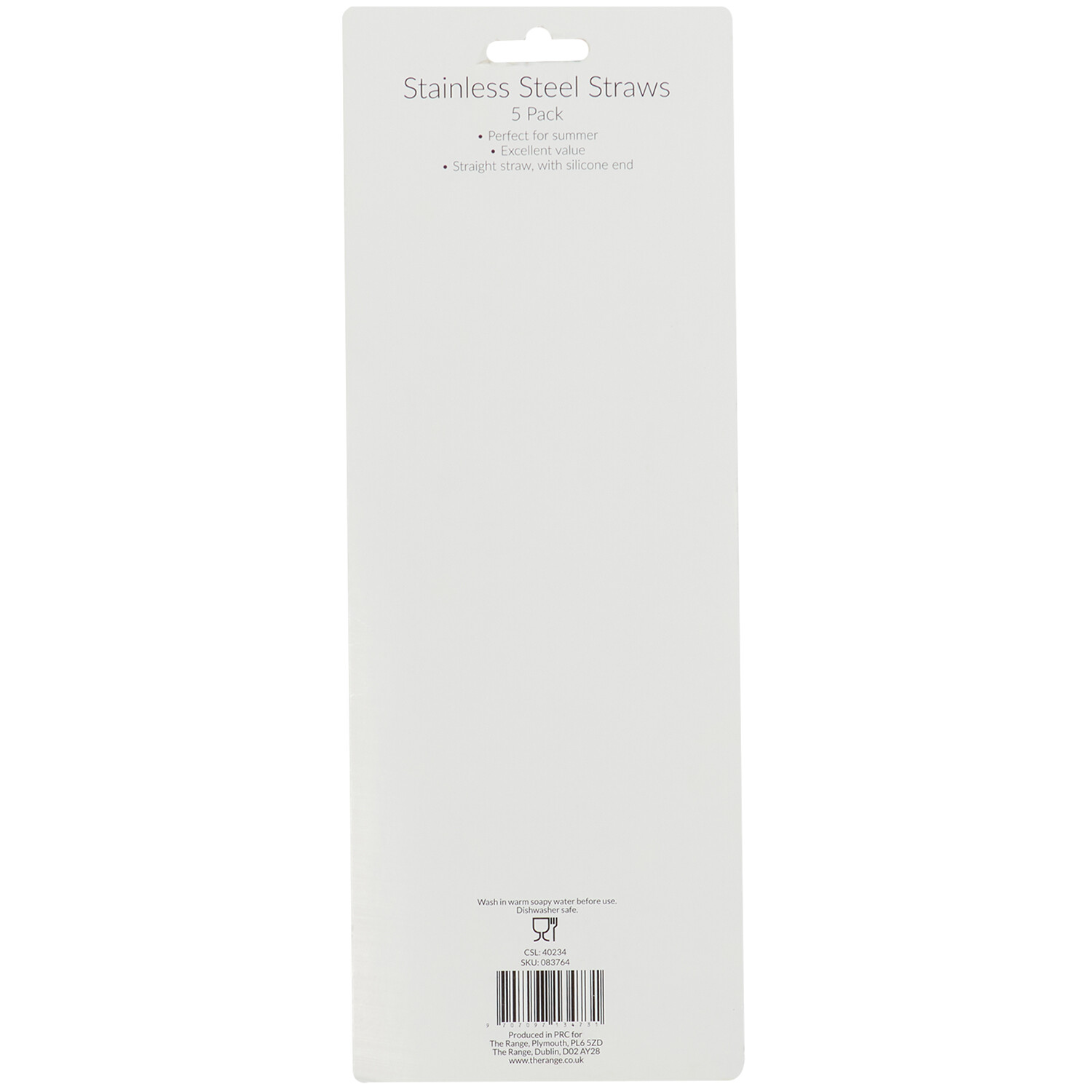 Colours Collection Stainless Steel Straws Image 2