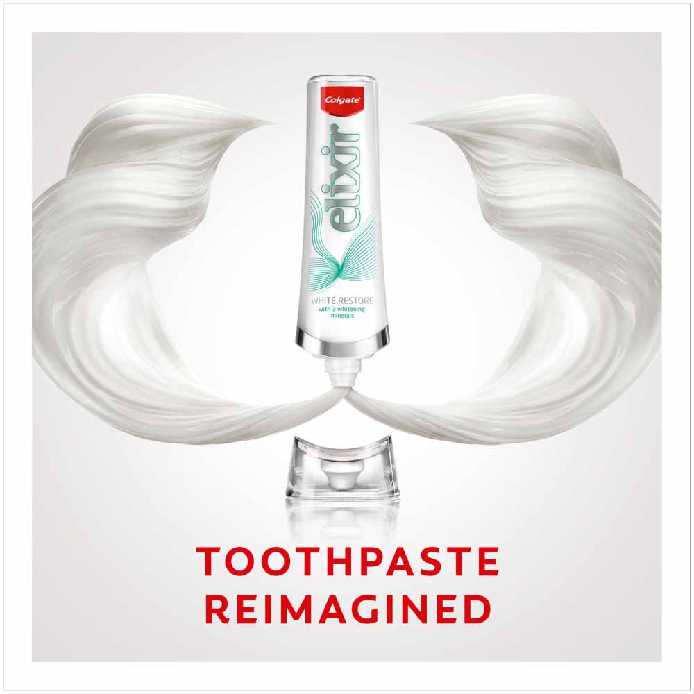 Colgate Elixir White Restore Whitening Toothpaste 80ml Wilko