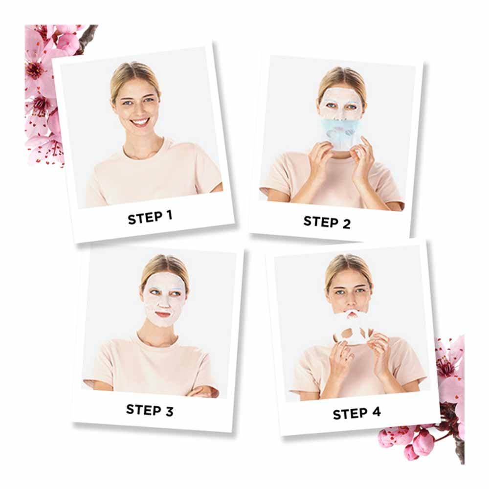 Garnier Moisture Bomb Sakura Hydrating Tissue Face Mask Image 3