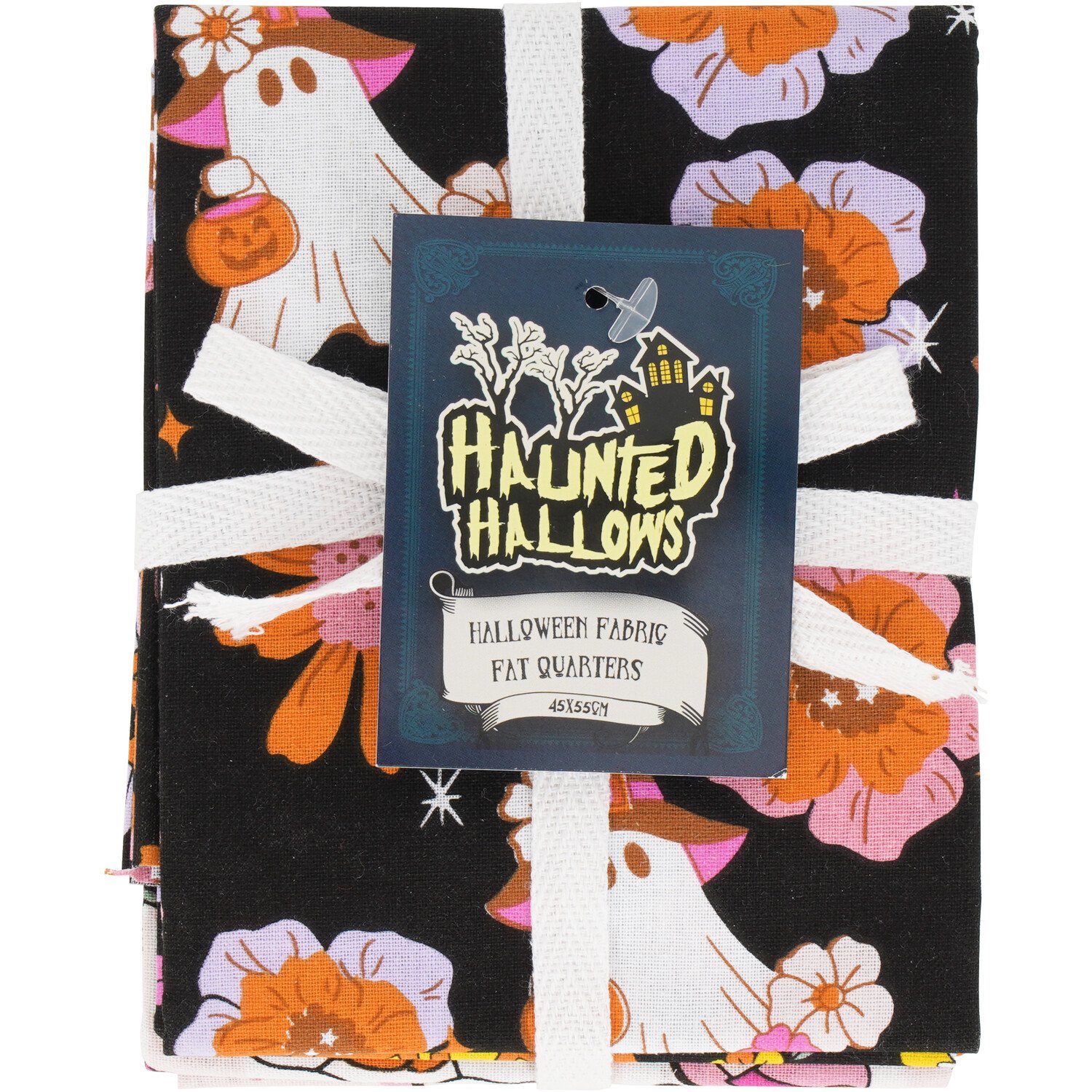 Halloween Fabric Fat Quarters Black Image 1