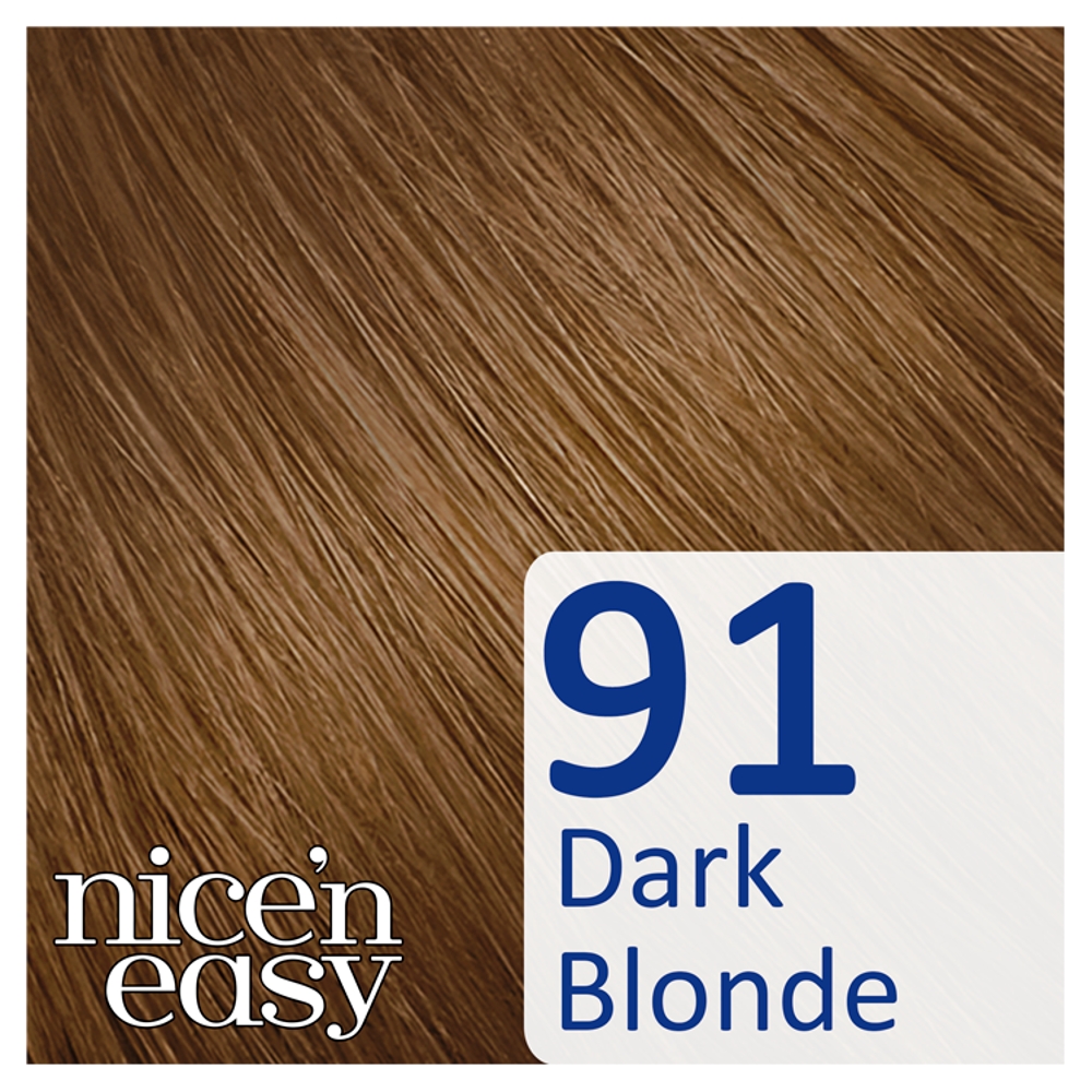 Clairol Nice'n Easy Dark Blonde 91 Non-Permanent Hair Dye Image 2