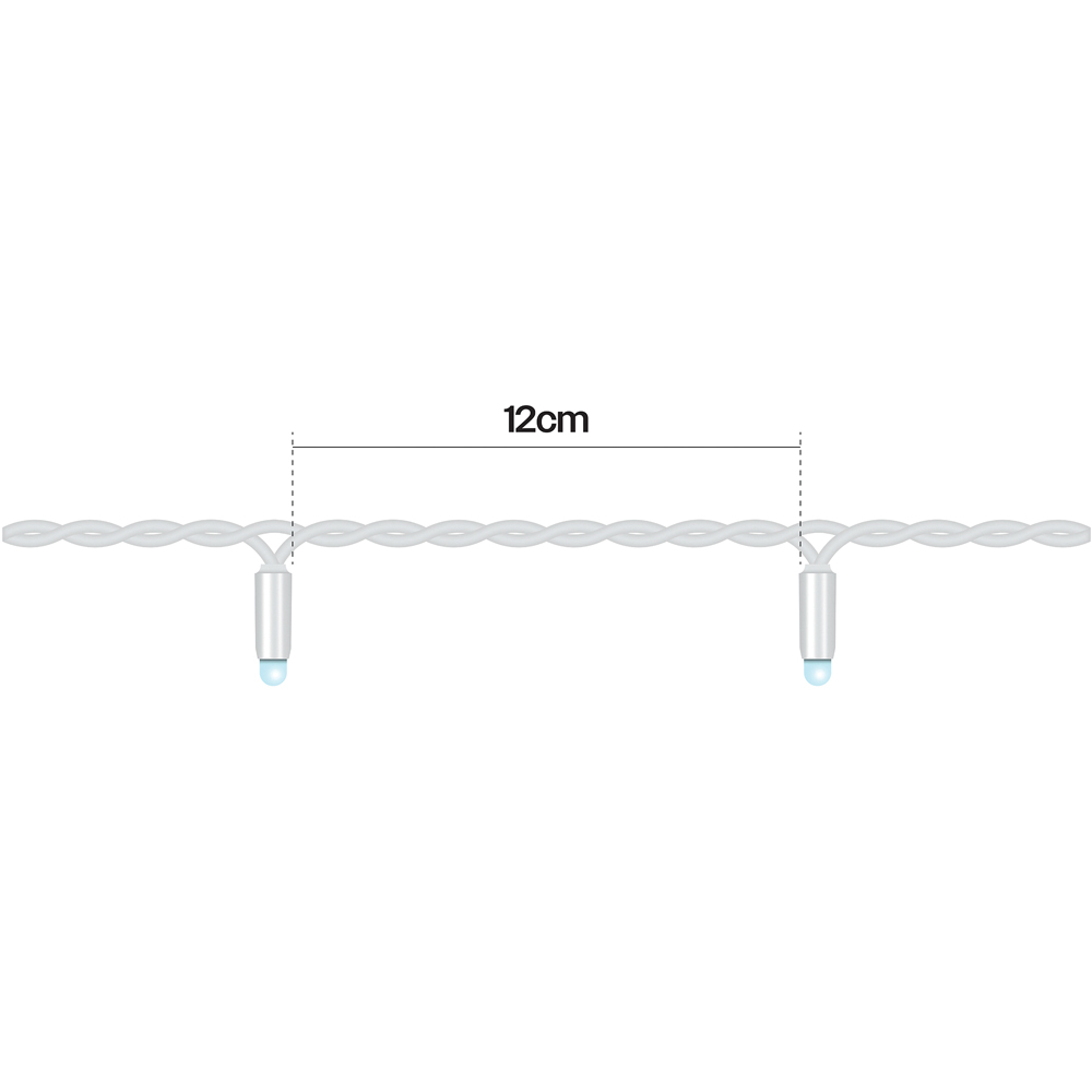 Eagle Connect Cool White LED White String Light 25m Image 5