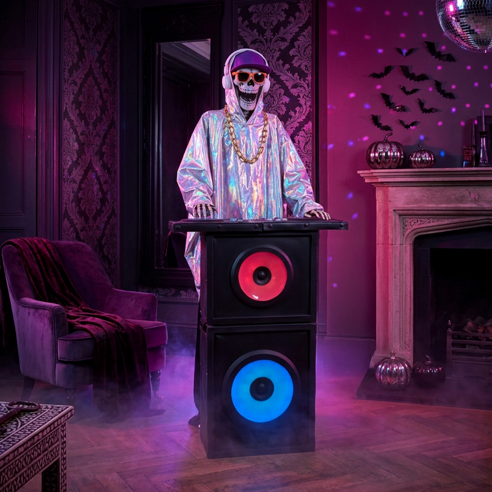 DJ Skeleton Decoration Image 2