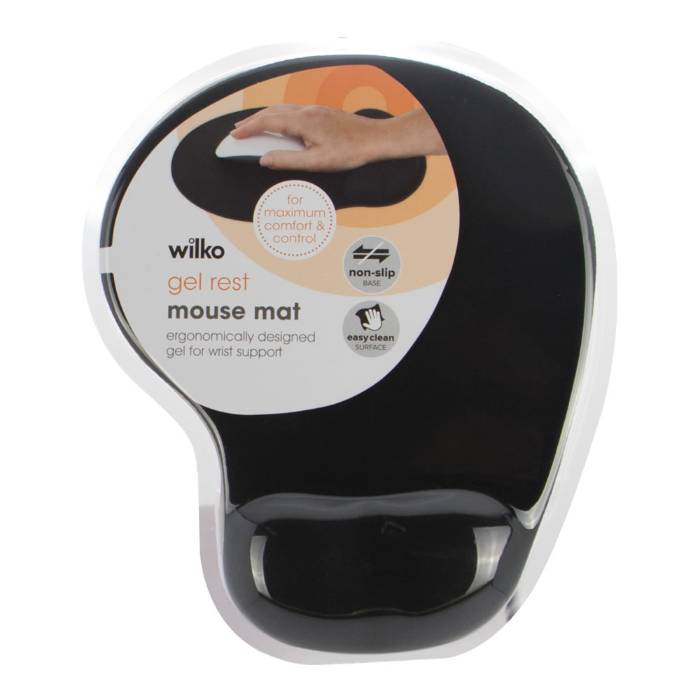 Wilko Mouse Mat with Gel Rest Image