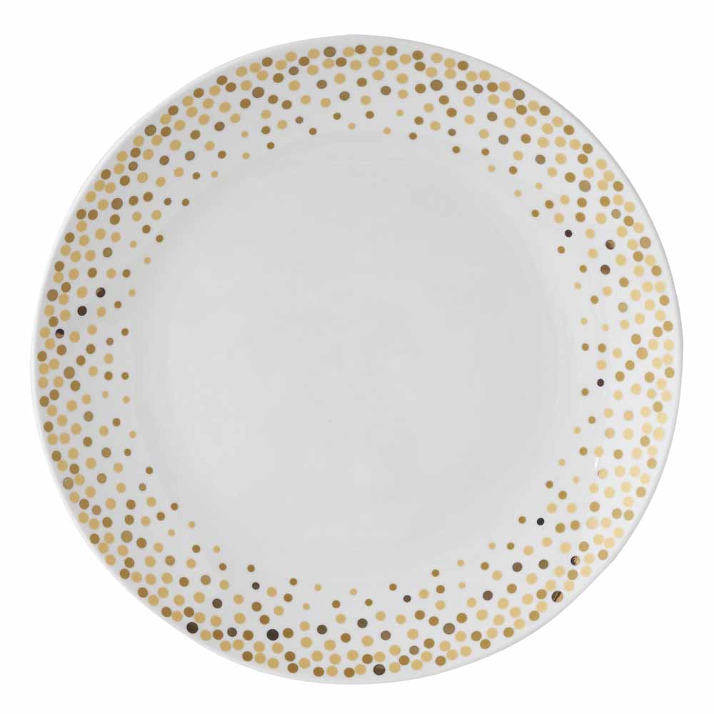 Wilko Gold Sparkle Dinner Set 12pc Wilko