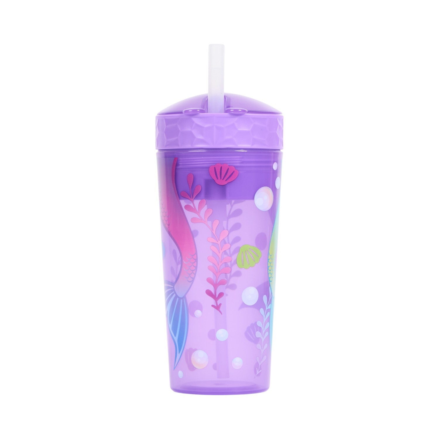 Mermaid Tumbler with Snack Compartment Purple Image 1