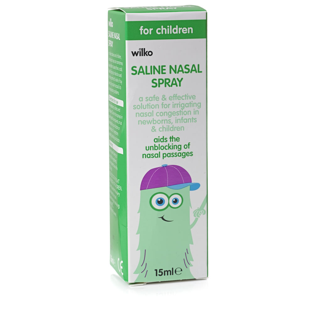 Wilko Children's Saline Nasal Spray 15ml Image
