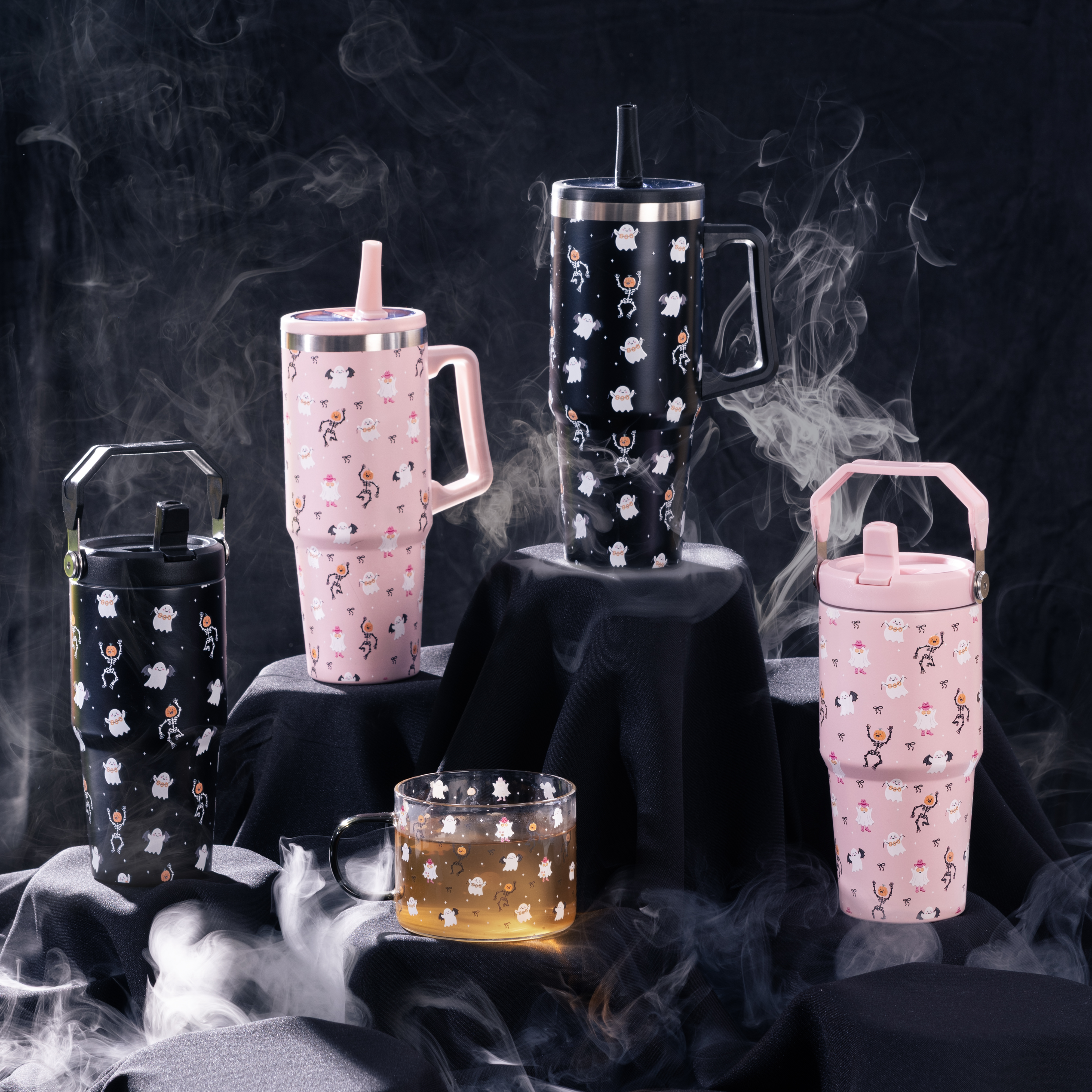 Halloween Stainless Steel Tumbler with Premium Lid Image 2