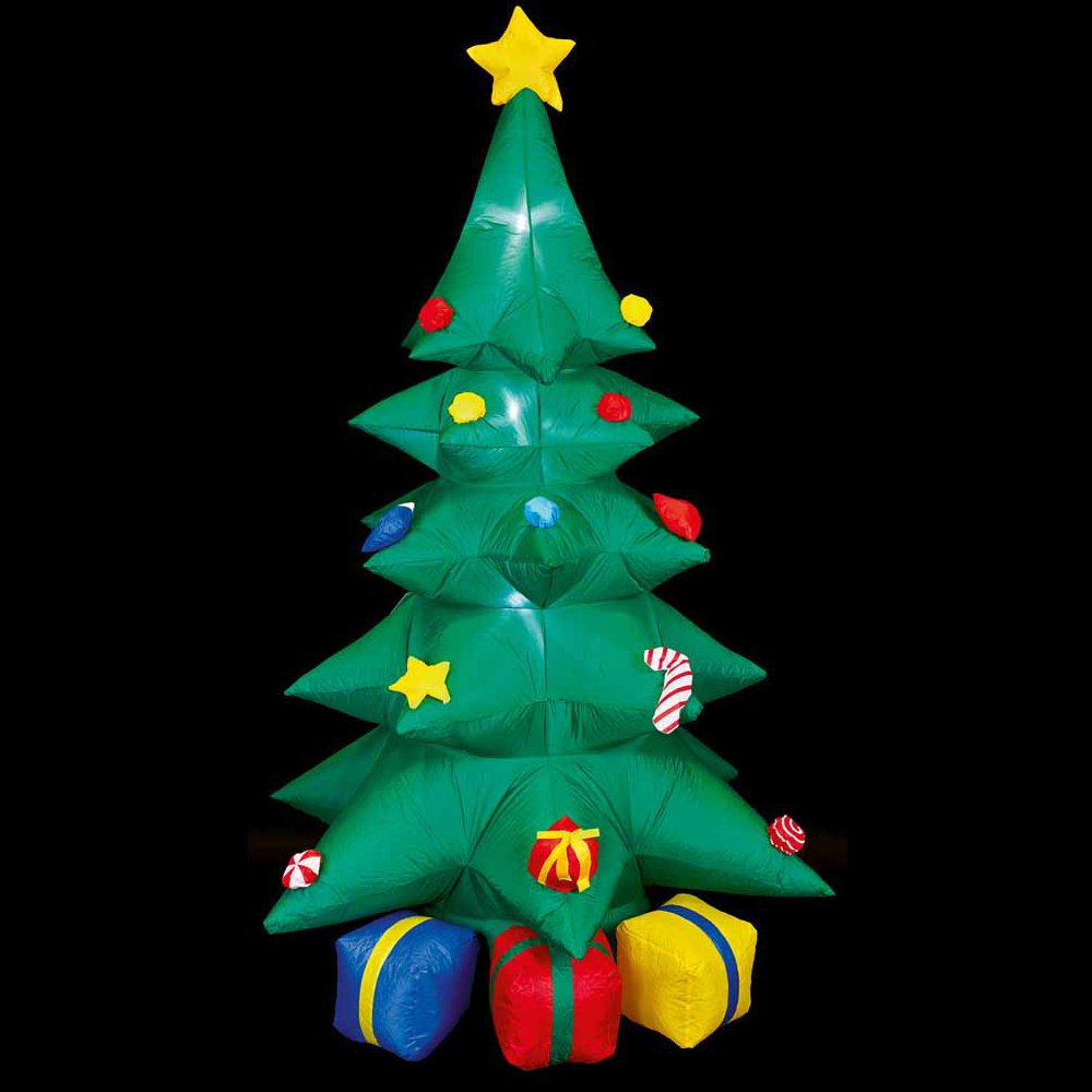 Premier Indoor/Outdoor LED Inflatable Christmas Tree with presents 2.4m Image 4