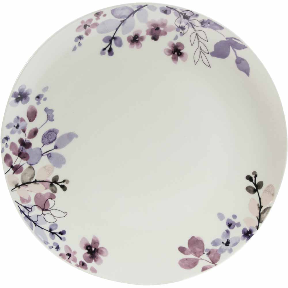 Wilko Midnight Floral Dinner Plate Image 1