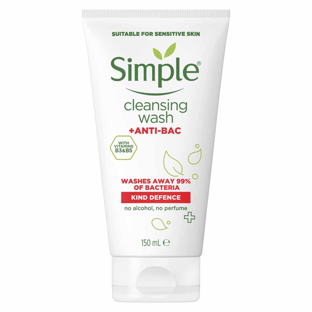 Simple Antibac Face Wash 150ml Image 2