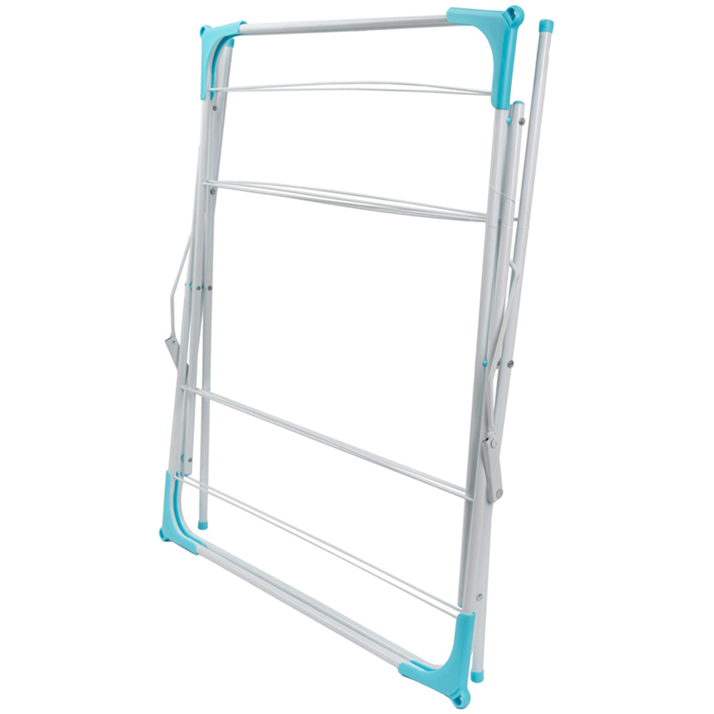 JVL 2-Tier White Clothes Airer 9m Image 5