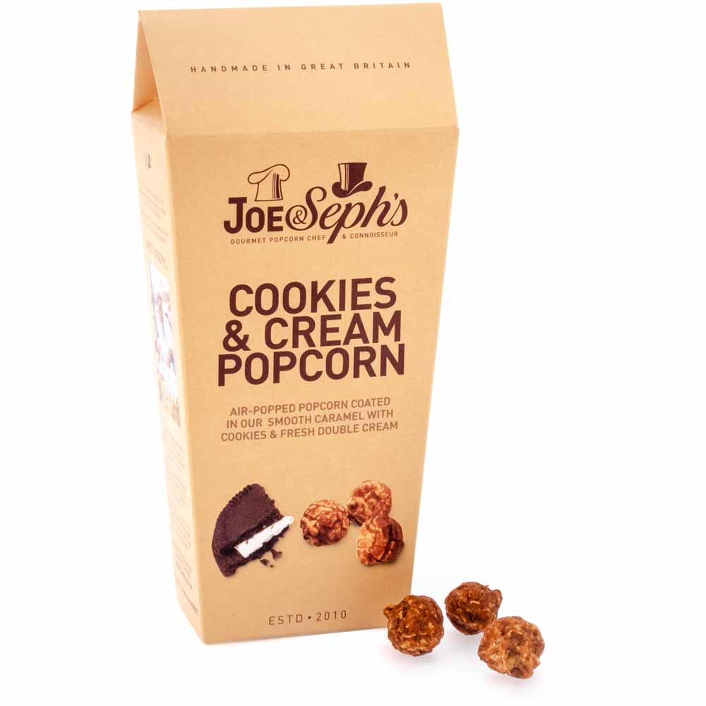 Joe & Seph's Cookies and Cream Popcorn Gift Box 90g Image