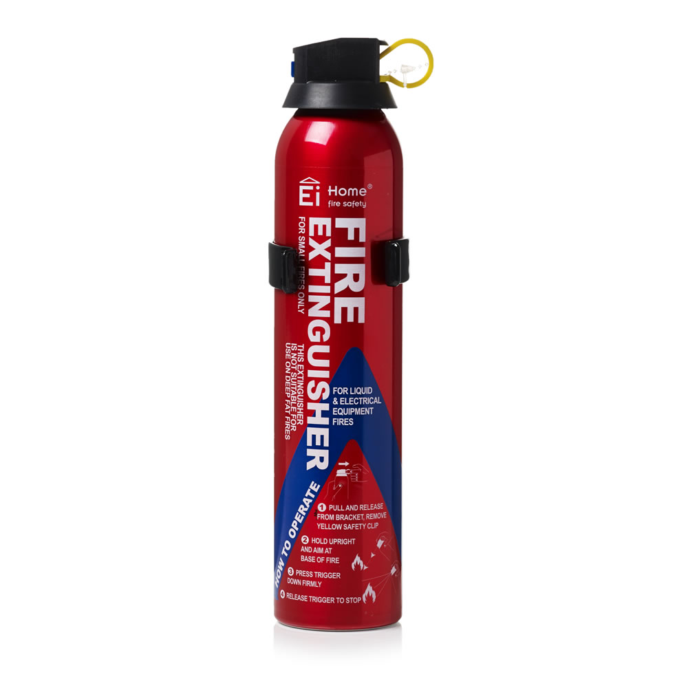 Ei Electronics Home Fire Extinguisher BC Powder Red 600g Wilko