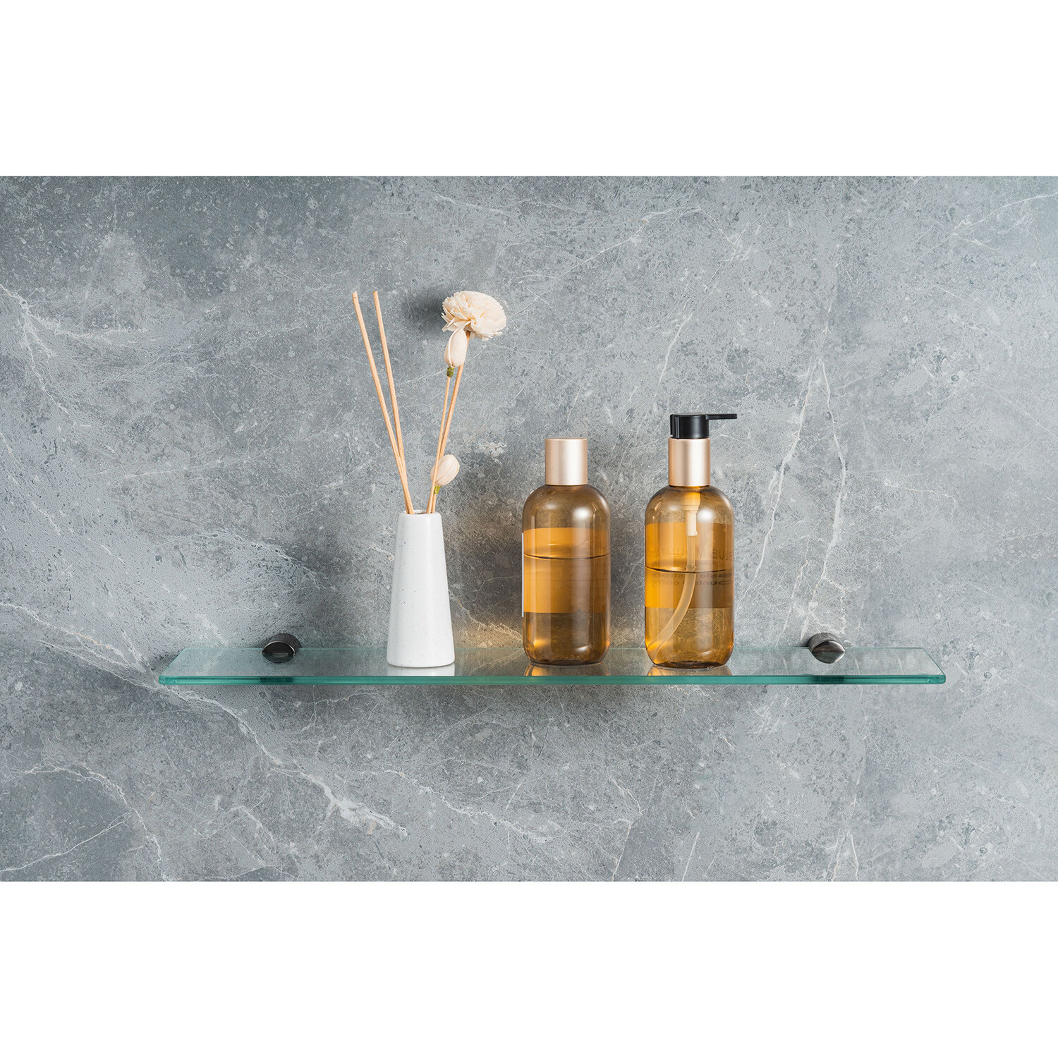 New York Glass Shelf Graphite Image 4
