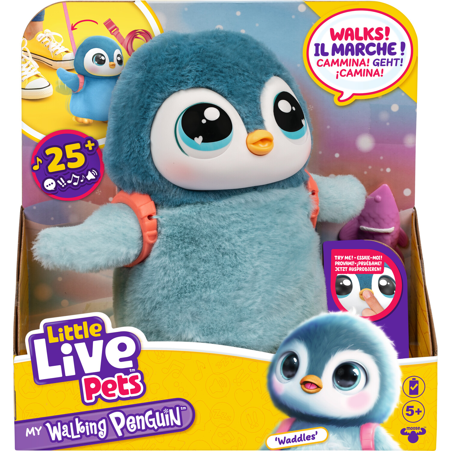 Little Live Pets My Pet Penguin - Blue and White Image 10