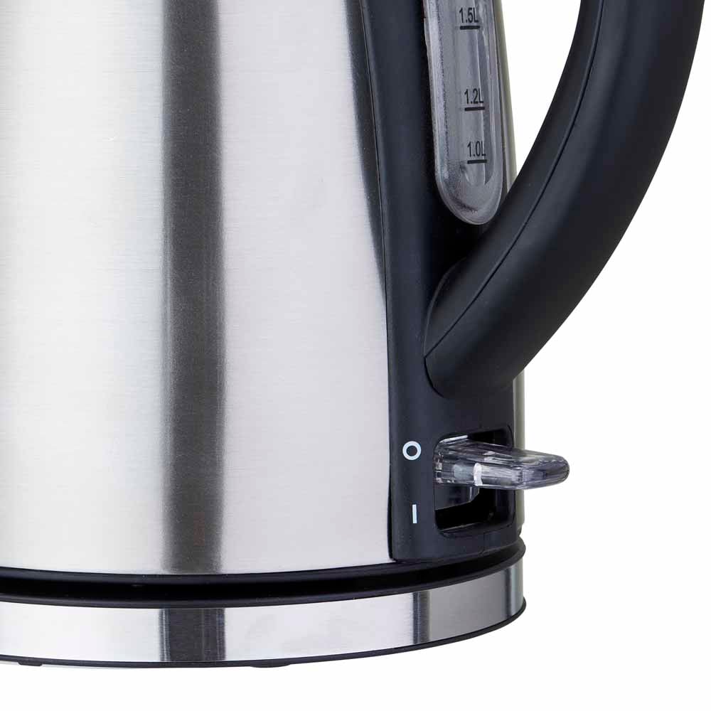 Wilko Stainless Steel 1.7L Kettle Image 2