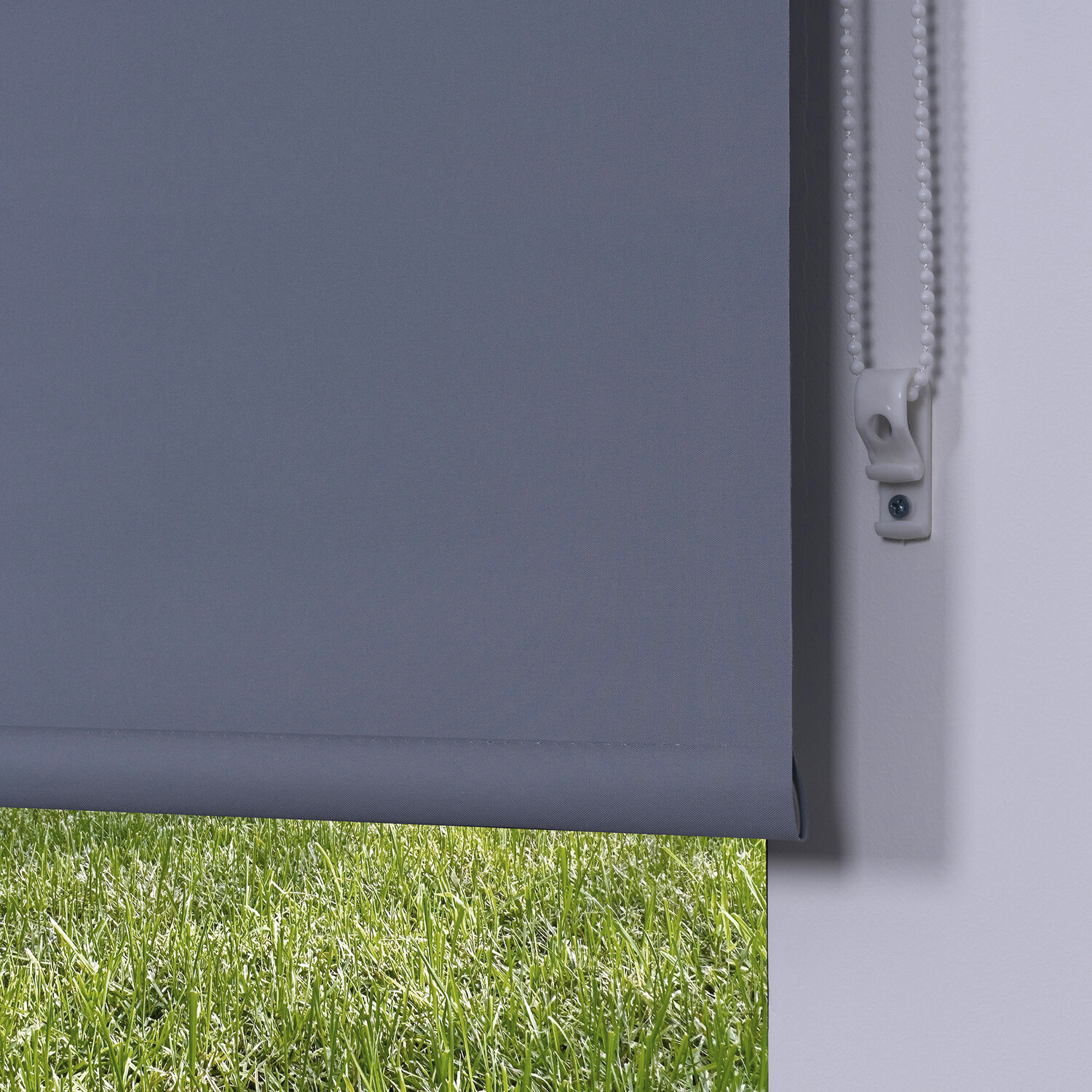Plain Blackout Blind Glacier Grey 180cm Image 6