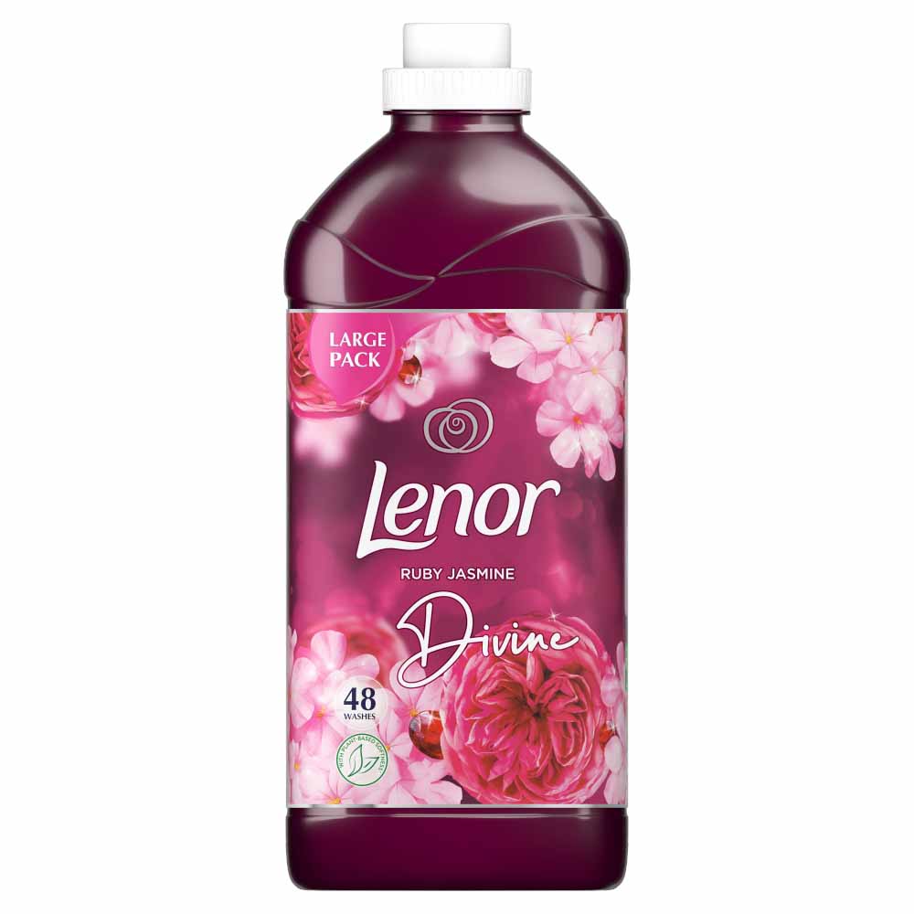 Lenor Ruby Jasmine Fabric Conditioner 48 Washes 1.68L Image 1