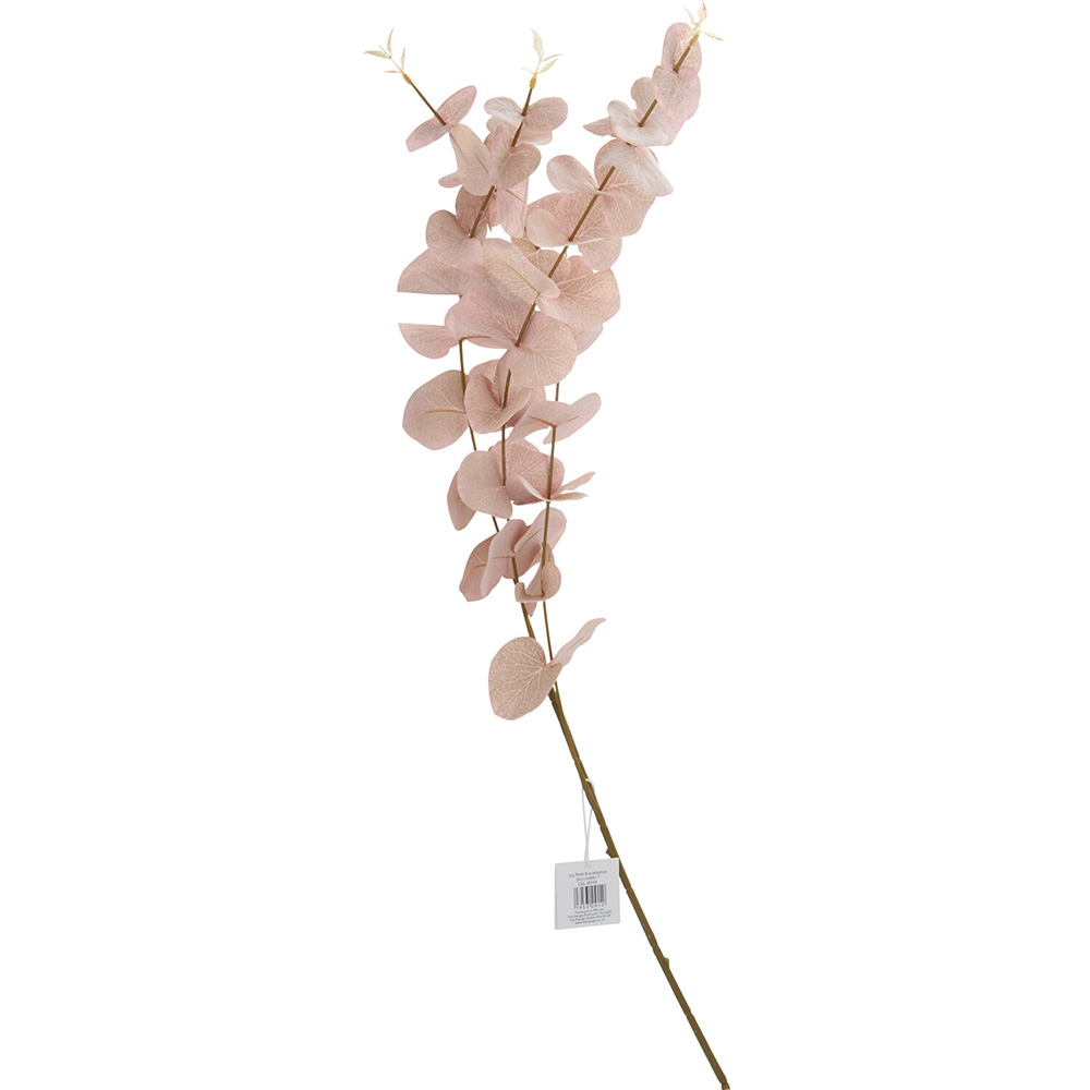 Icy Pink Eucalyptus Single Stem Artificial Plant Image 2