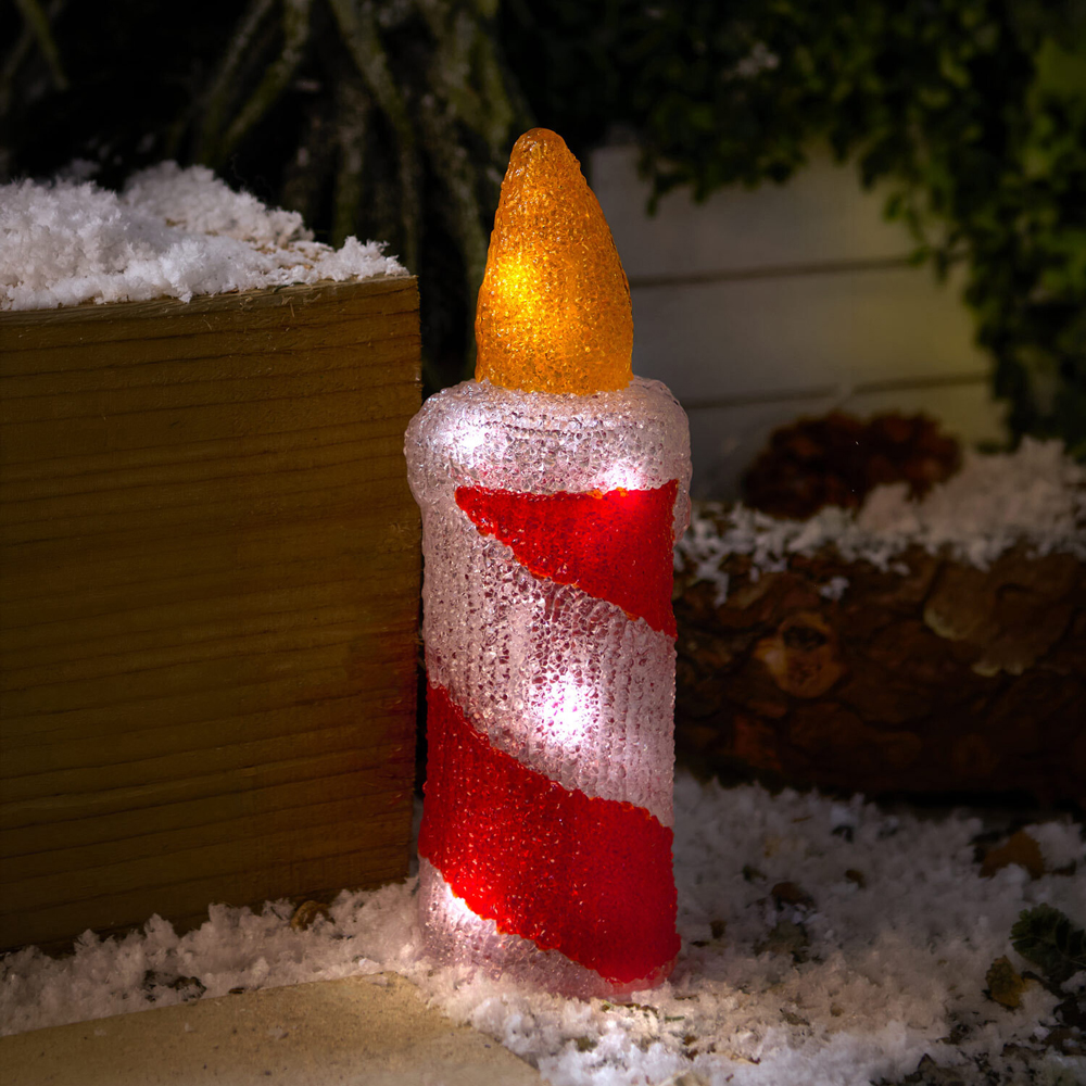 Acrylic LED Candle Decoration Image 3