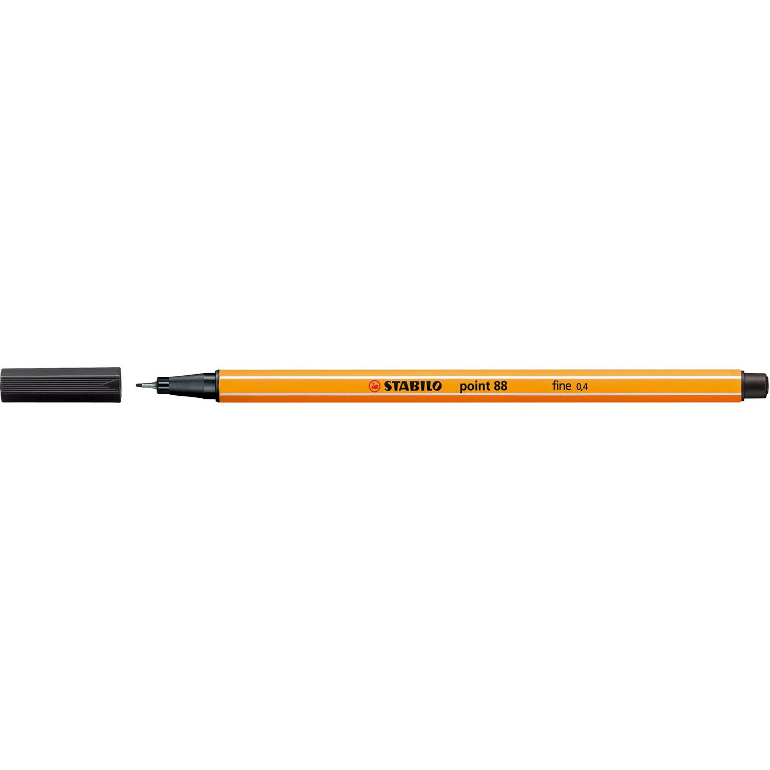 Pack of 3 Black Stabilo Point 88 Fineliners Image 3