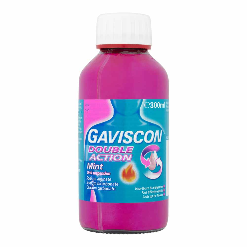 Gaviscon Double Action Heartburn and Indigestion  Liquid 300ml  - wilko