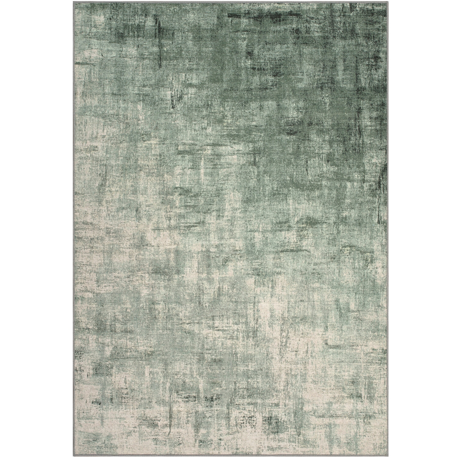 Victoria Washable Rug Green 230cm Image 1