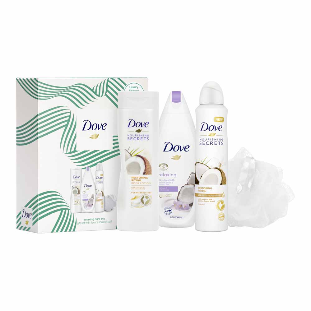 Dove Relaxing Care Trio Gift Set Image 3