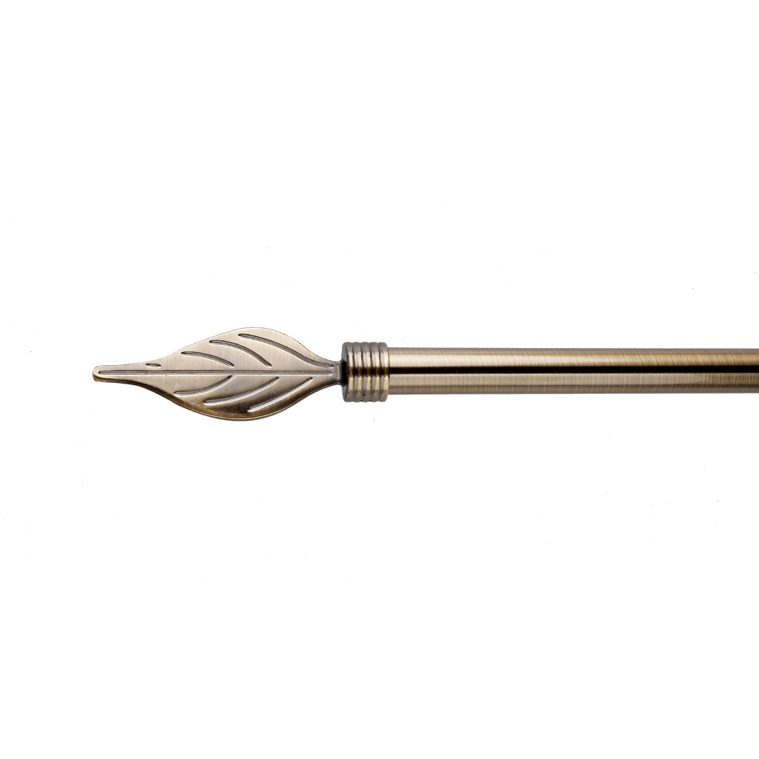 210cm Antique Brass Curtain Pole Image