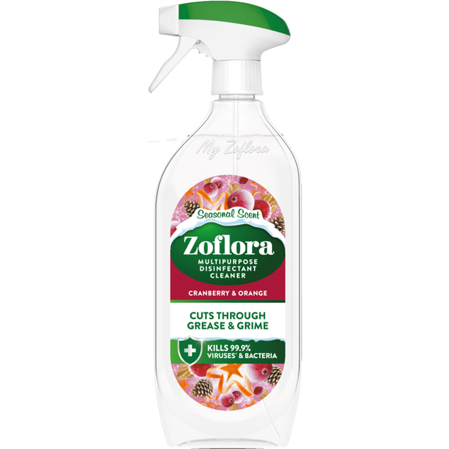 Zoflora Multipurpose Disinfectant 800ml - Cranberry and Orange Image