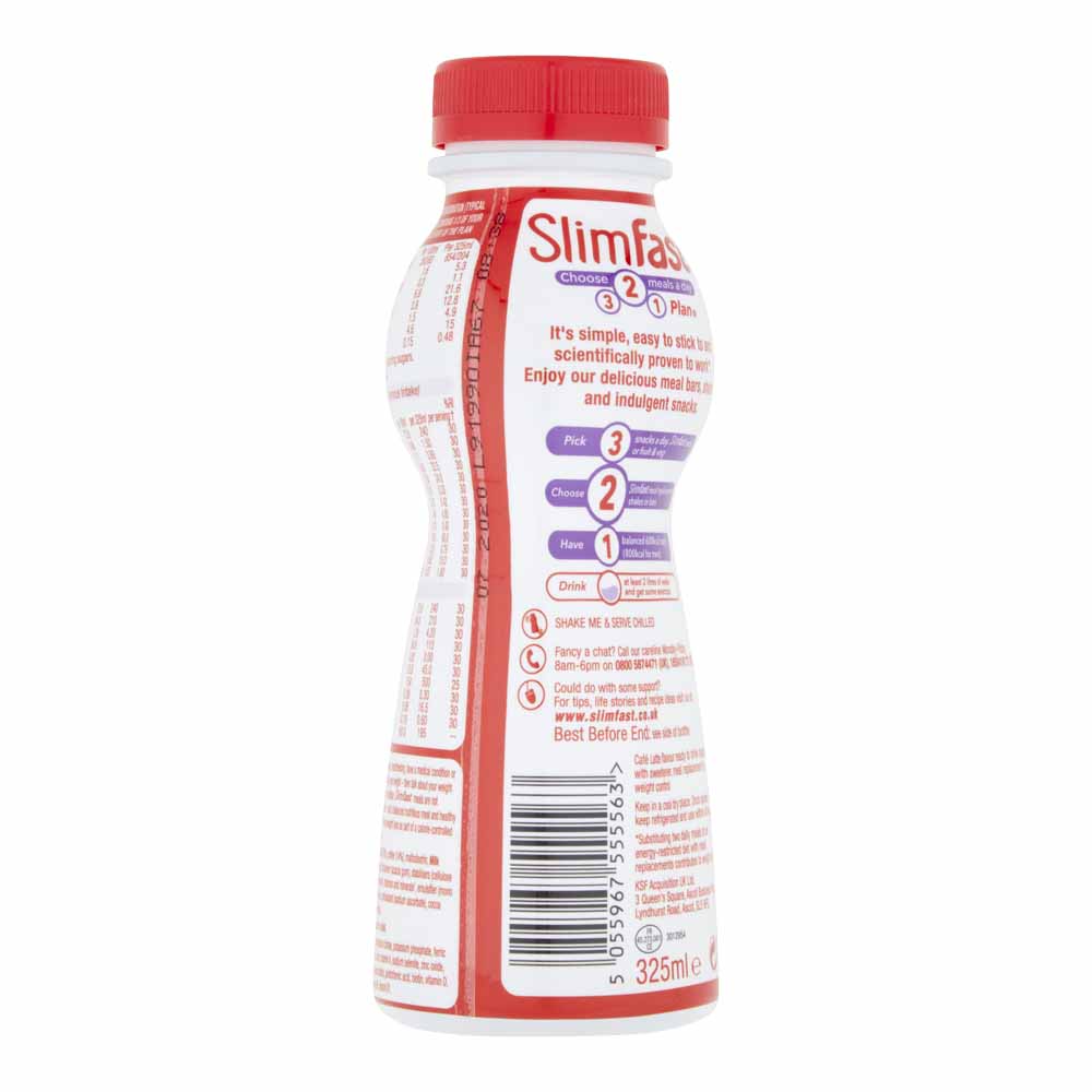 Slimfast Milkshake Bottle Latte 325ml Image 3