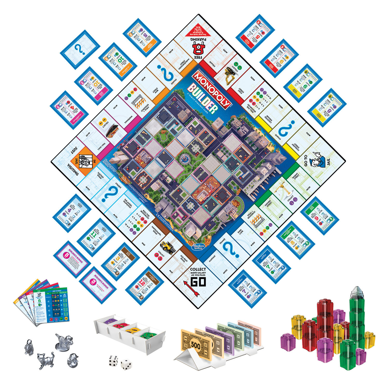 Hasbro Monopoly Builder Strategy Games Image 4