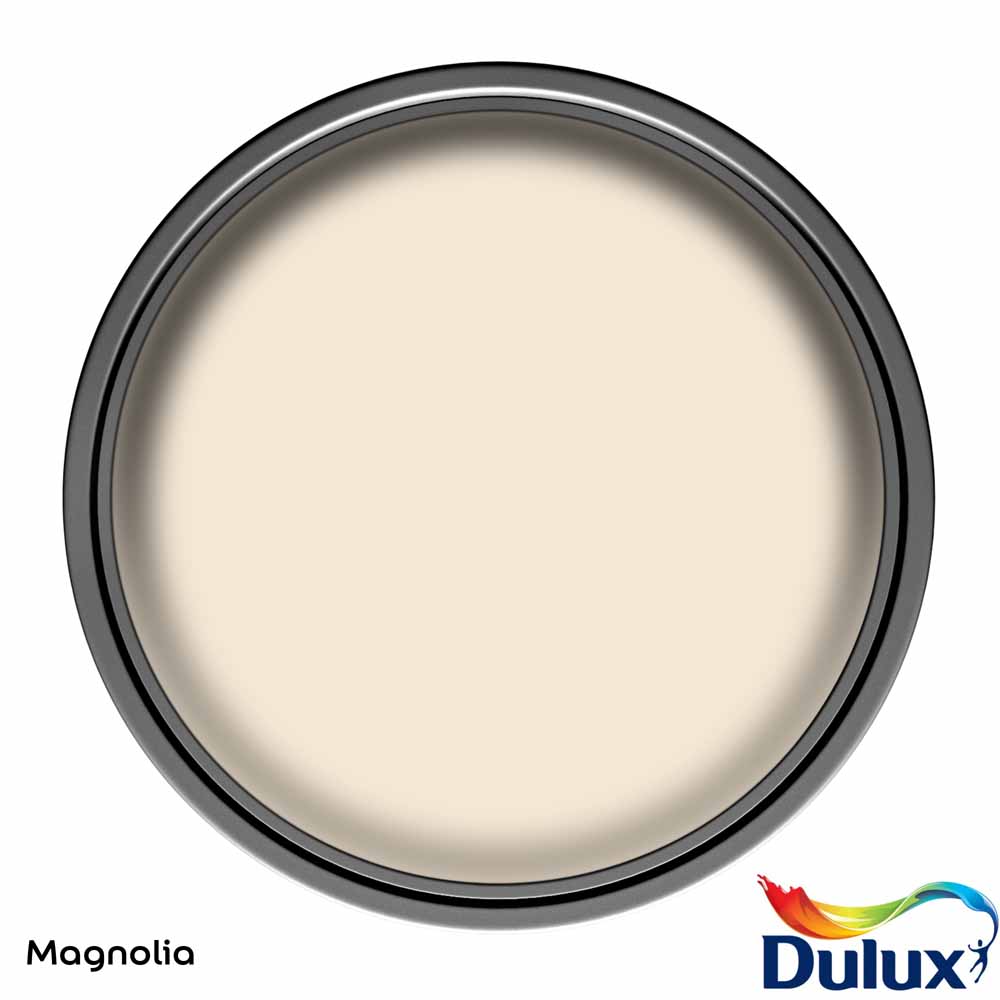 Dulux Walls & Ceilings Magnolia Silk Emulsion Paint 2.5L Image 3