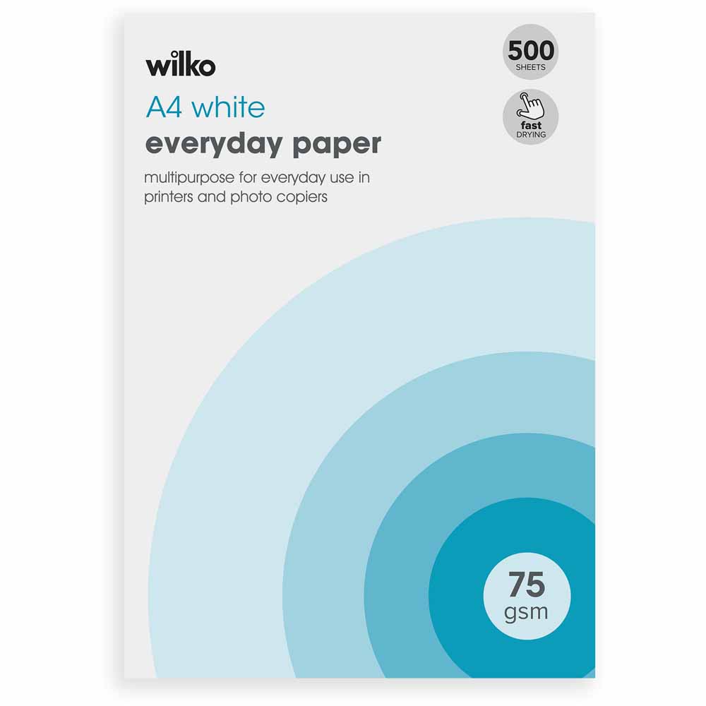 Wilko A4 Copier Paper 500 Sheets Image